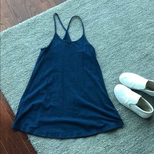 F21 Dark navy blue shift dress